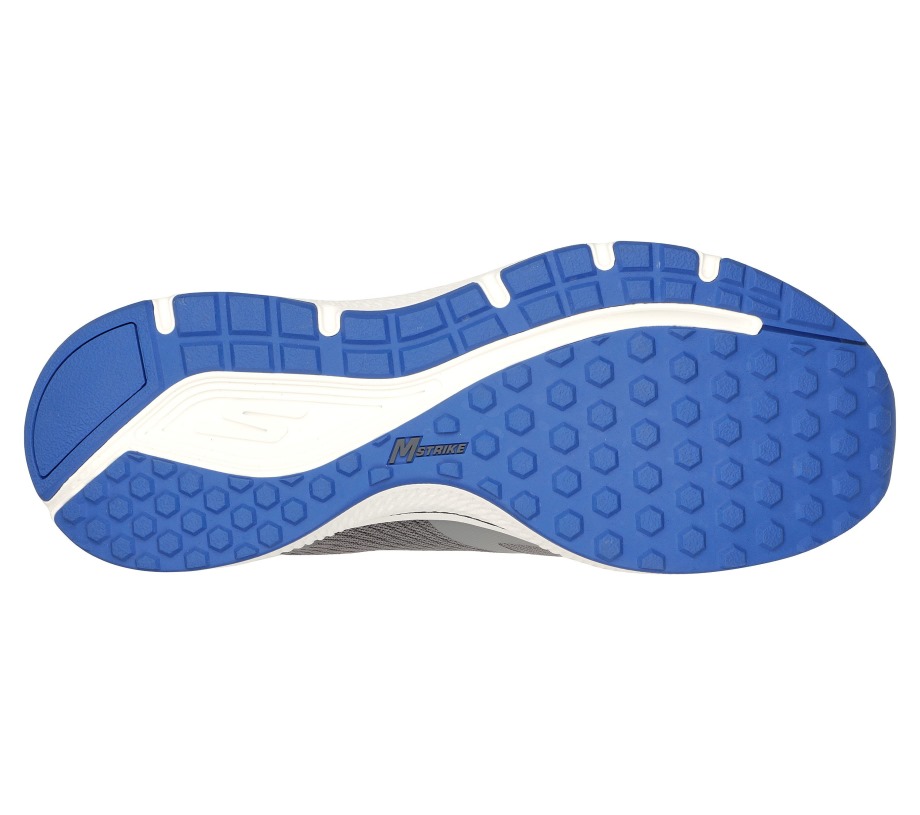 GOrun Consistent Fleet Rush Gray Blue Skechers