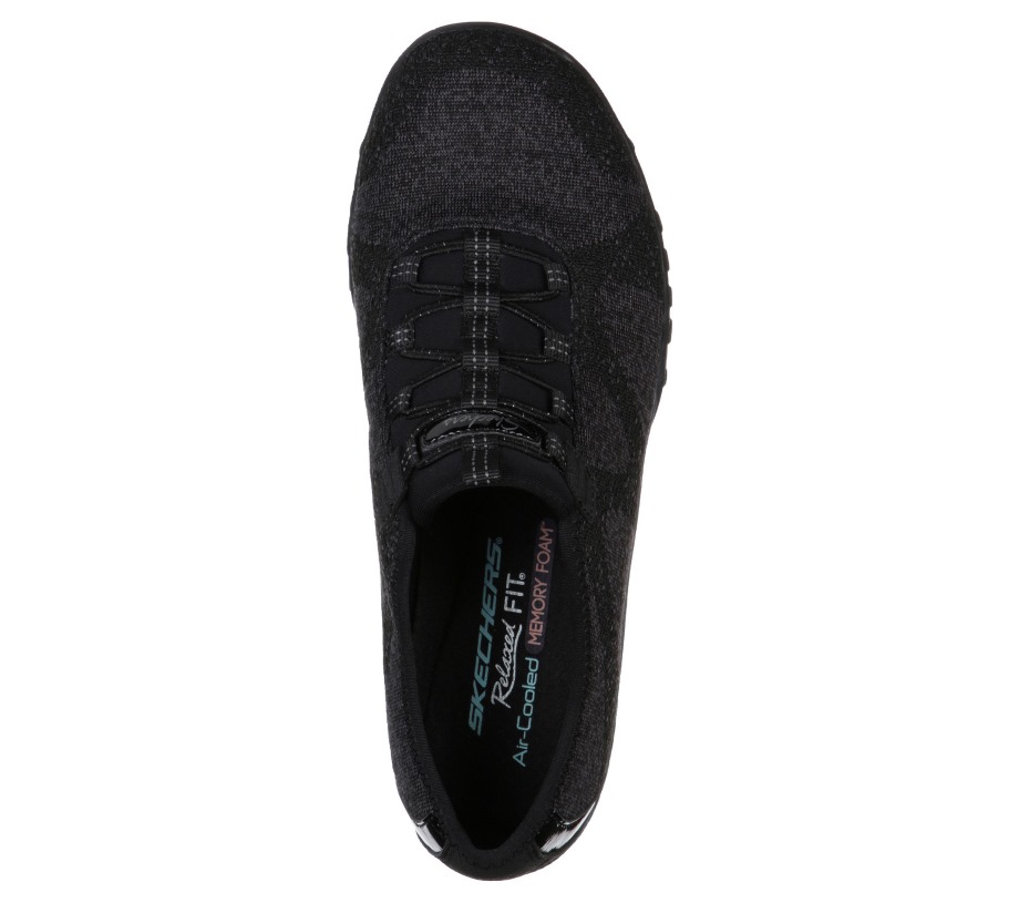 Skechers Relaxed Fit Breathe-Easy Opportuknity Black