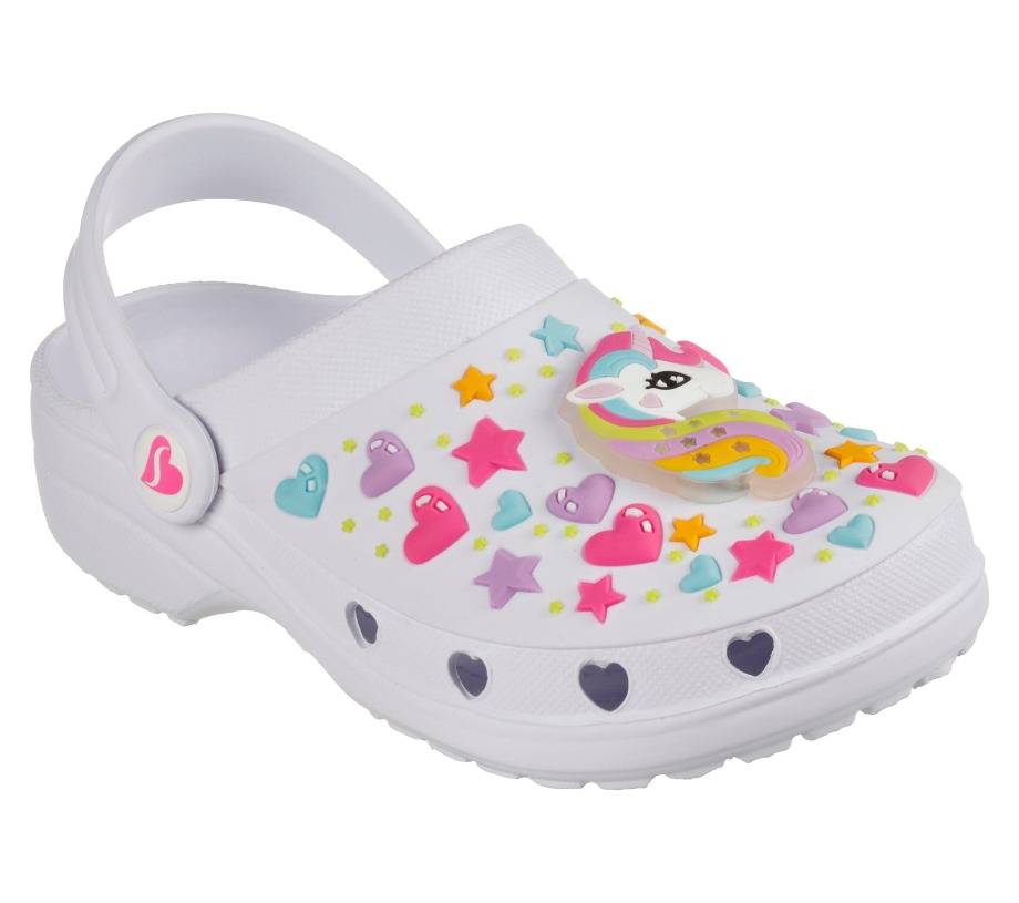 Foamies Heart Charmer Unicorn Delight White Skechers