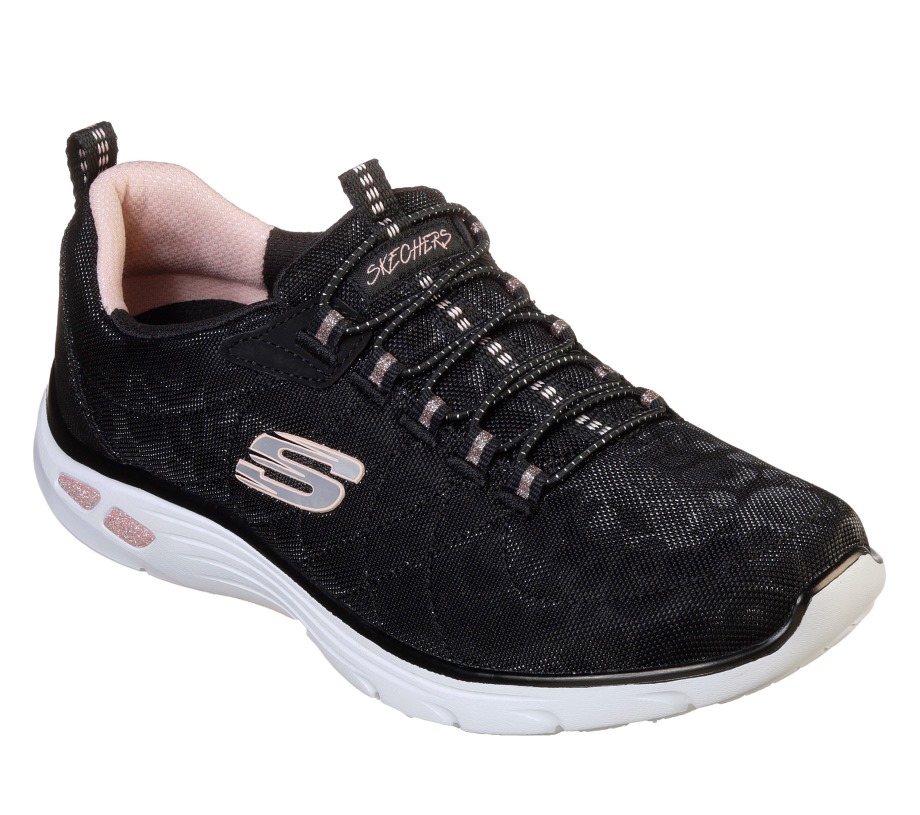 Relaxed Fit Empire D'Lux Spotted Skechers Black Rose Gold