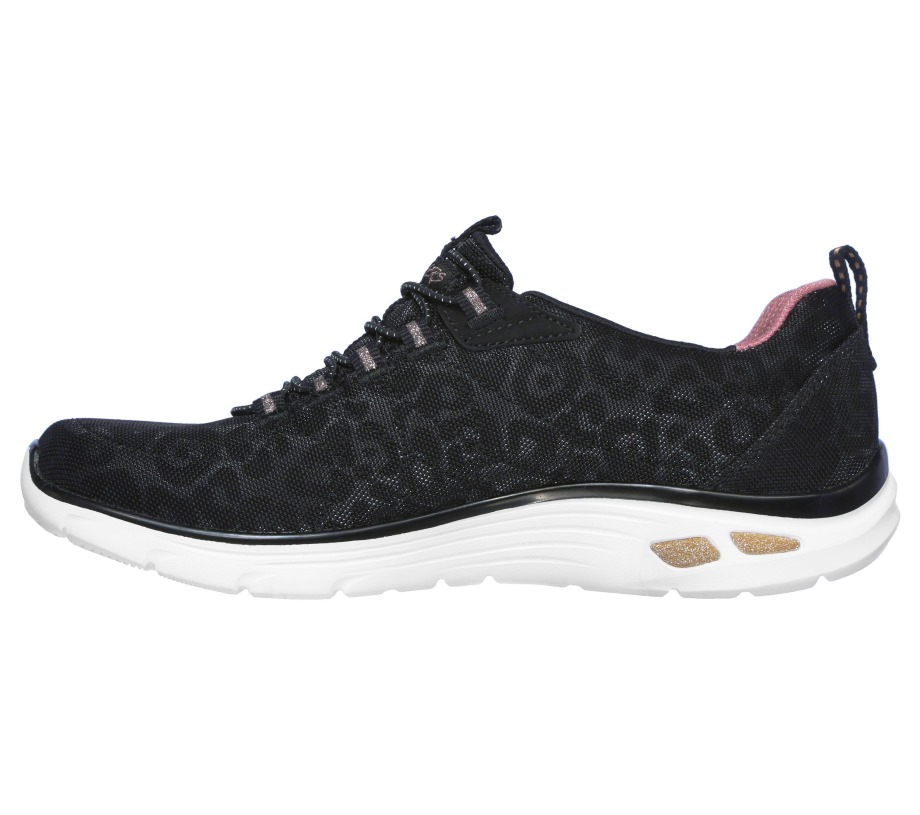Relaxed Fit Empire D'Lux Spotted Skechers Black Rose Gold