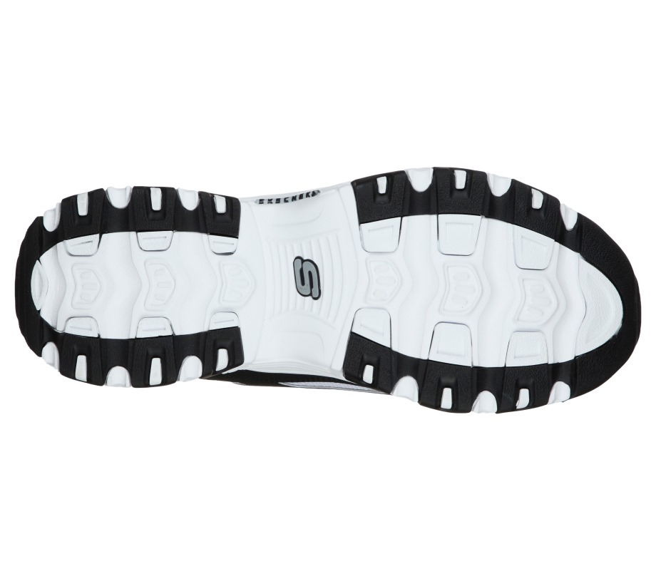 D'Lites Black White Skechers