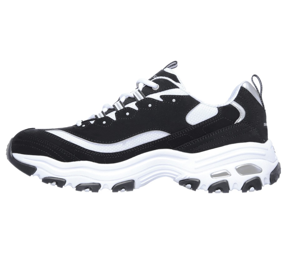 D'Lites Black White Skechers