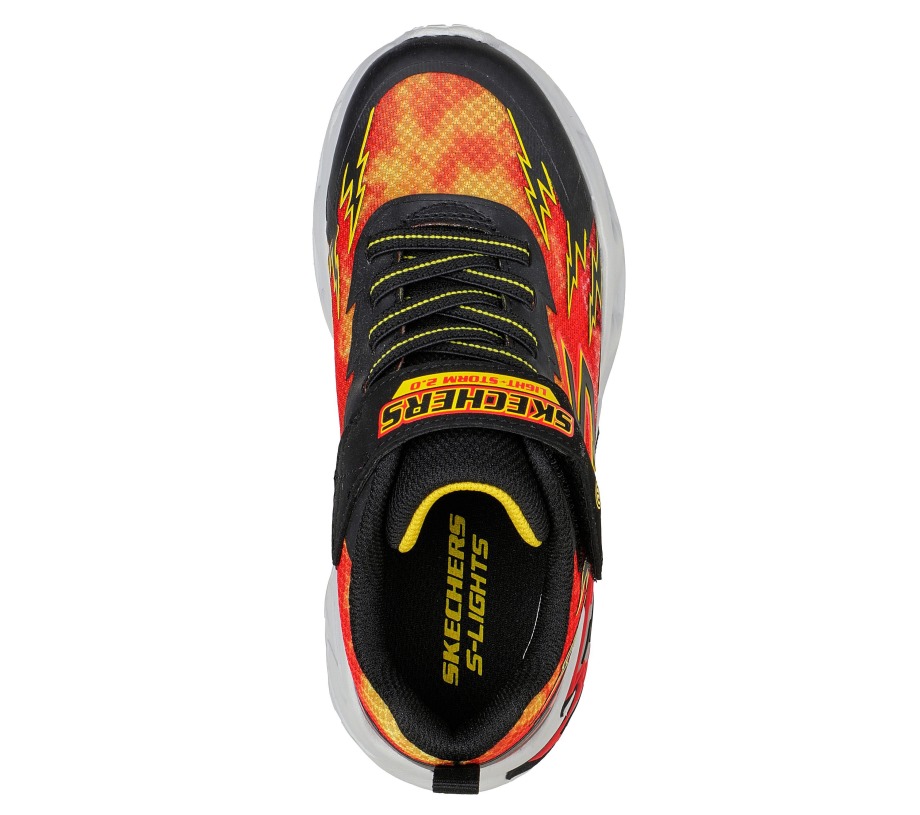 Light Storm 2.0 Black Red Skechers