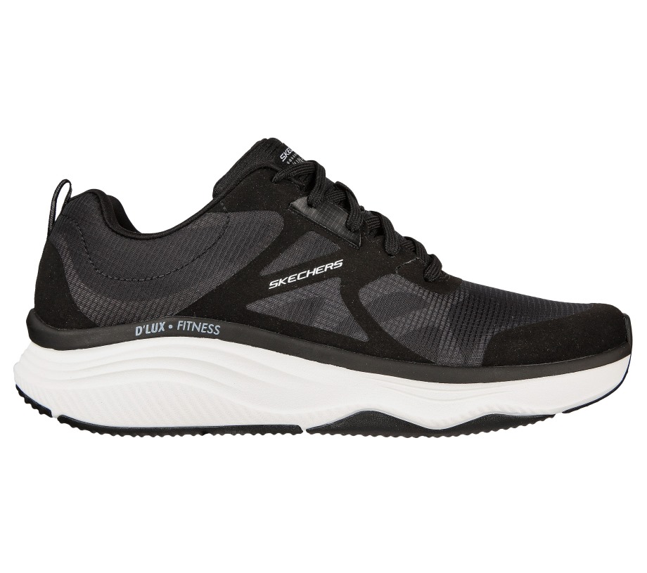 Relaxed Fit D'Lux Fitness Black White Skechers