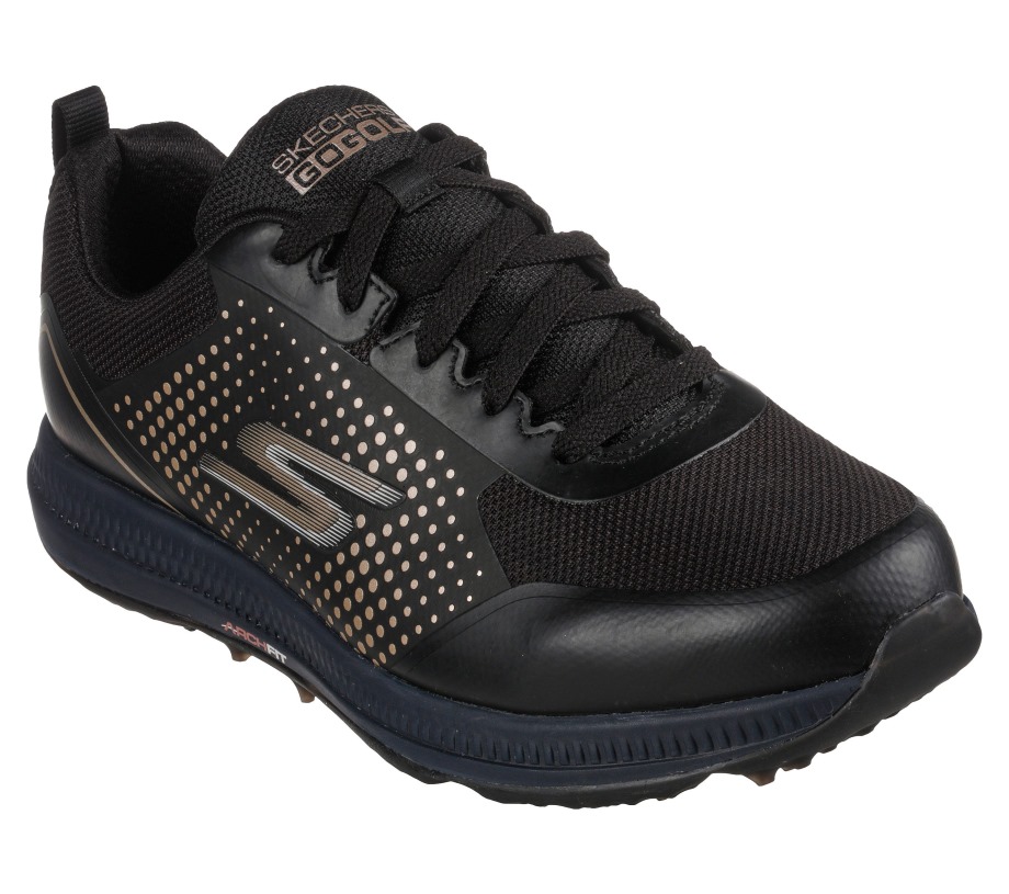 GO GOLF Elite 5 Sport Black Rose Gold Skechers