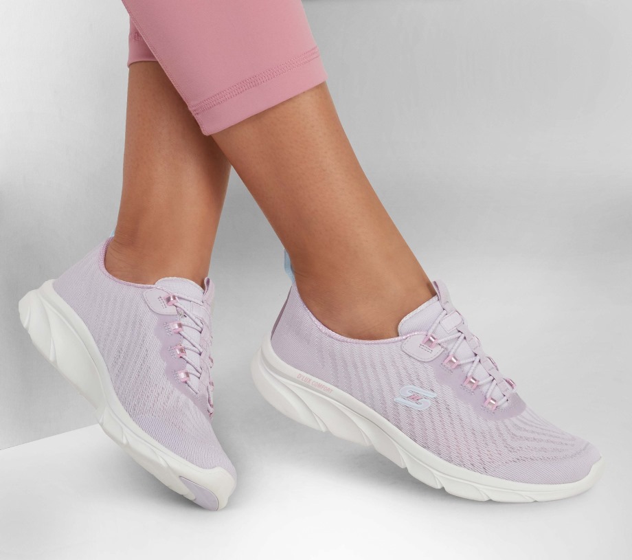 Skechers Relaxed Fit D'Lux Comfort Easy Street Lavender