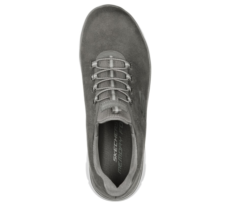 Summits Oh So Smooth Dark Taupe Skechers