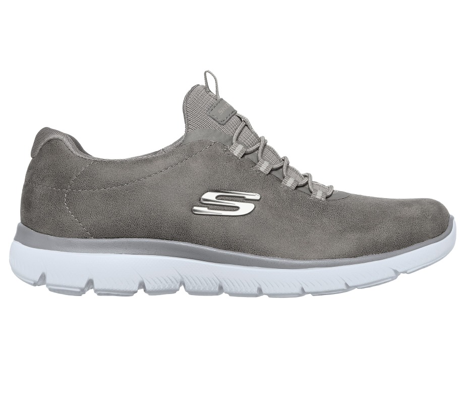 Summits Oh So Smooth Dark Taupe Skechers