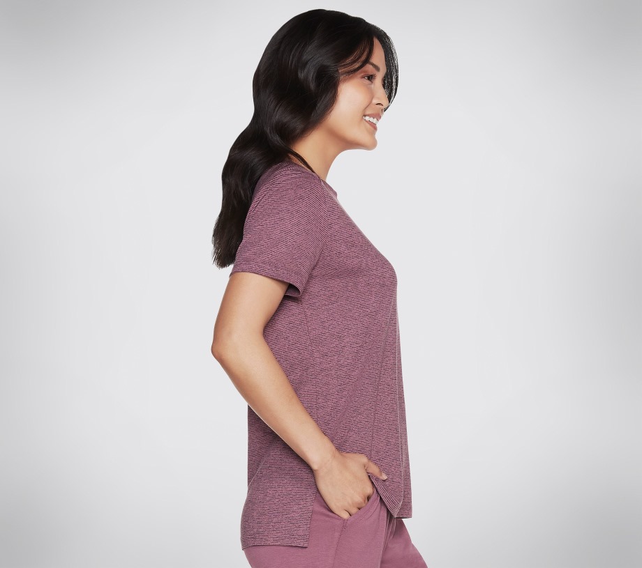 Skechers GODRI STRIDE Tunic Tee Dark Mauve