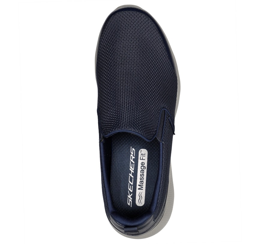 GO WALK Massage Fit Ripple Skechers Navy