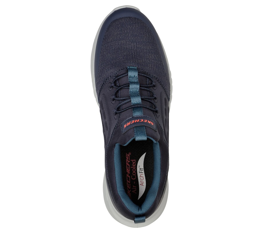 Relaxed Fit Arch Fit Orvan Verdigo Dark Navy Skechers