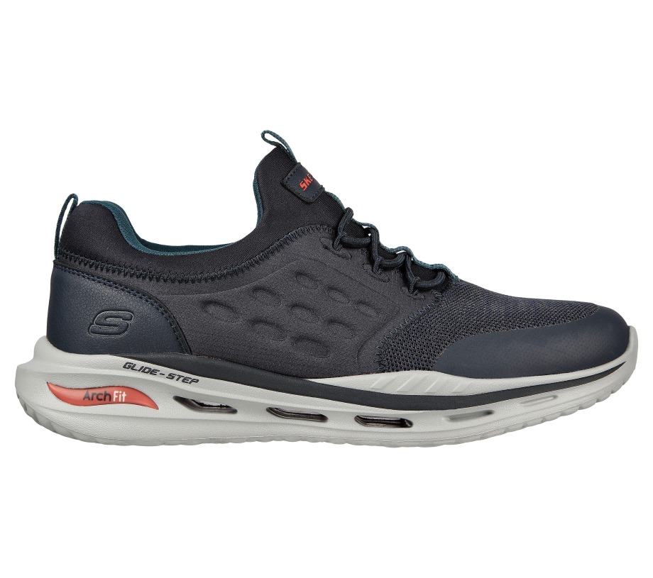 Relaxed Fit Arch Fit Orvan Verdigo Dark Navy Skechers