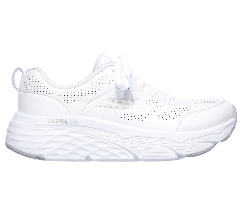 Max Cushioning Elite Step Up White Silver Skechers