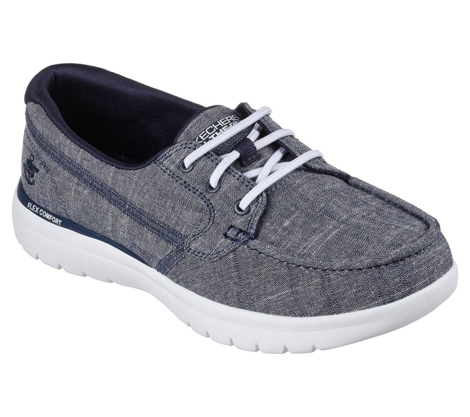 On the GO Flex Ashore Navy Skechers