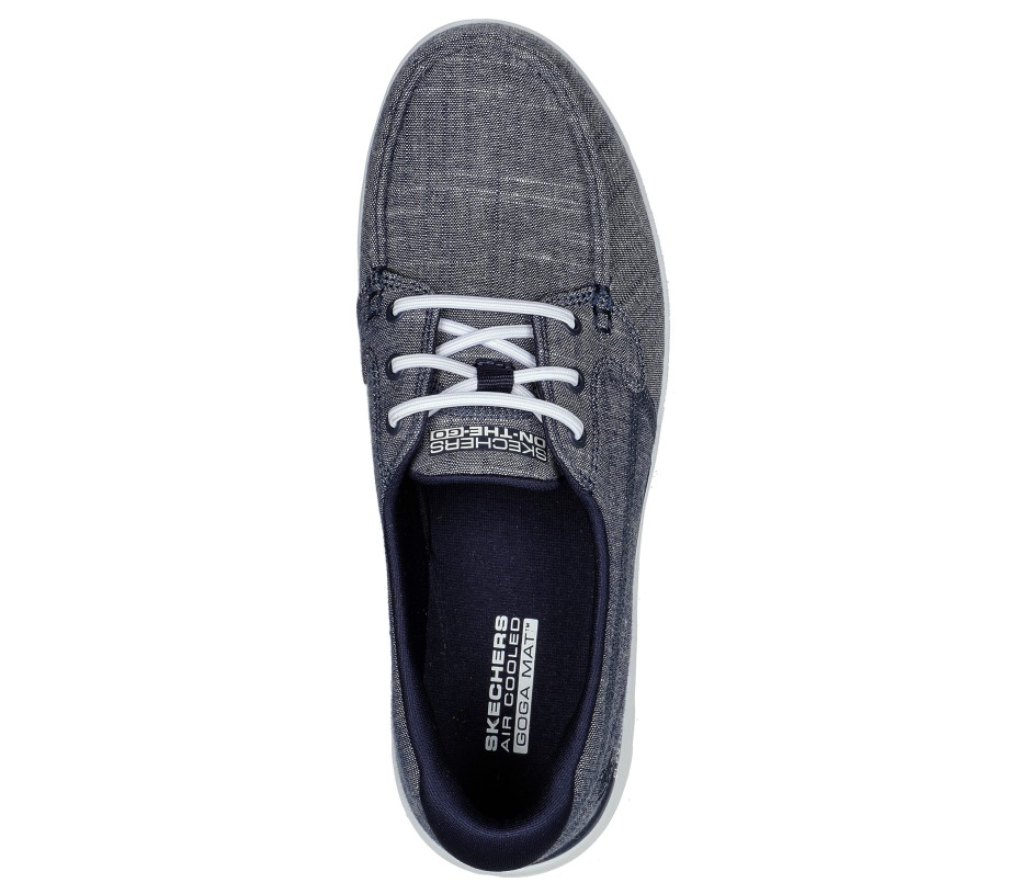On the GO Flex Ashore Navy Skechers