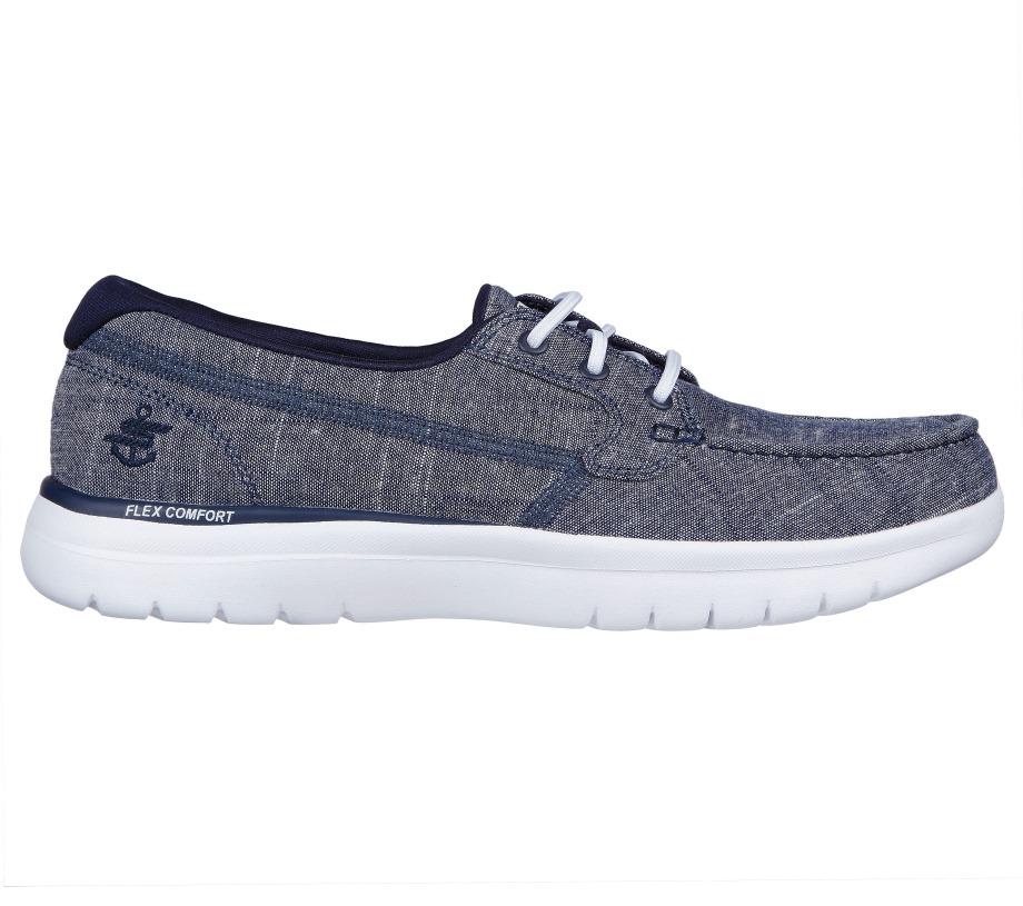 On the GO Flex Ashore Navy Skechers