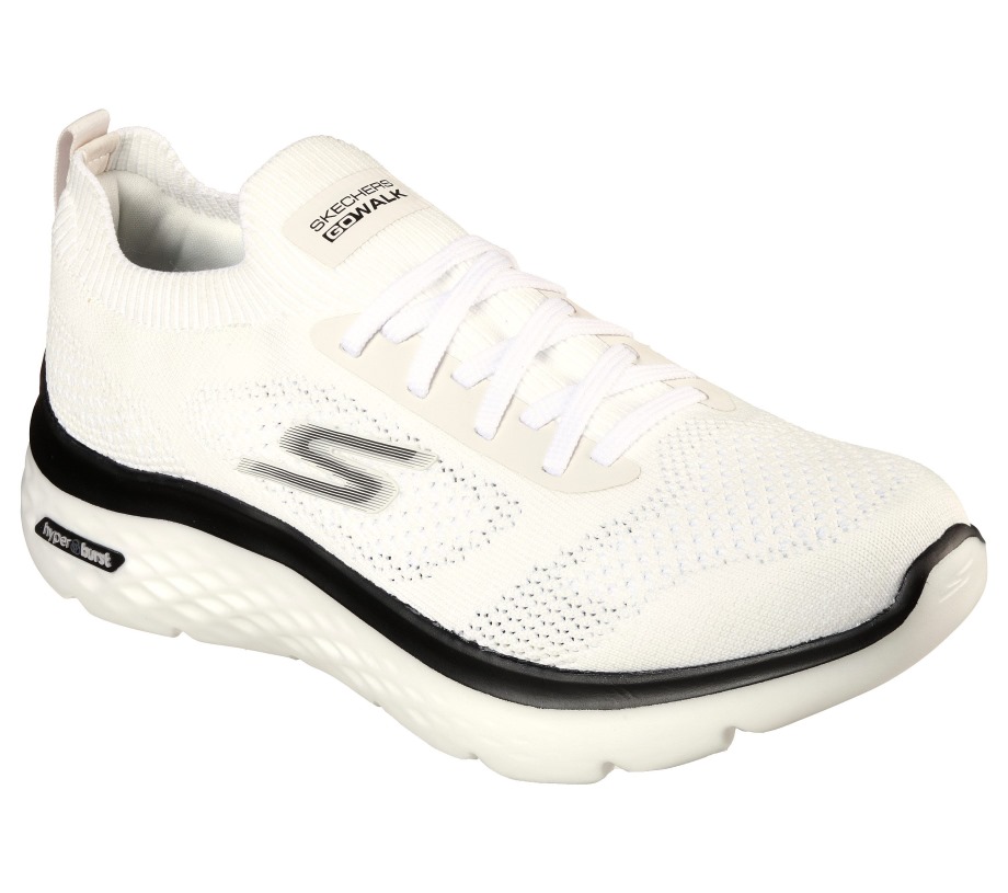 GO WALK Hyper Burst Skechers White Black