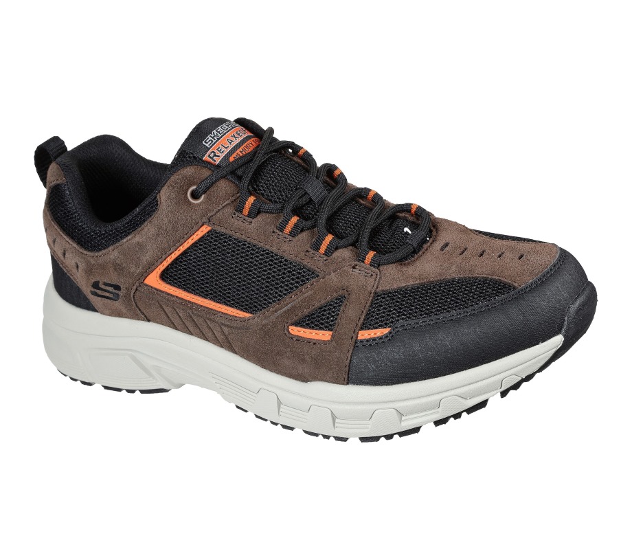 Relaxed Fit Oak Canyon Duelist Skechers Chocolate Black