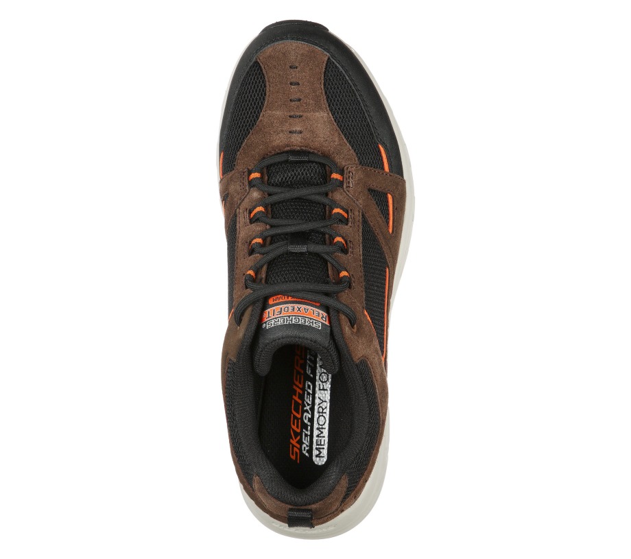Relaxed Fit Oak Canyon Duelist Skechers Chocolate Black