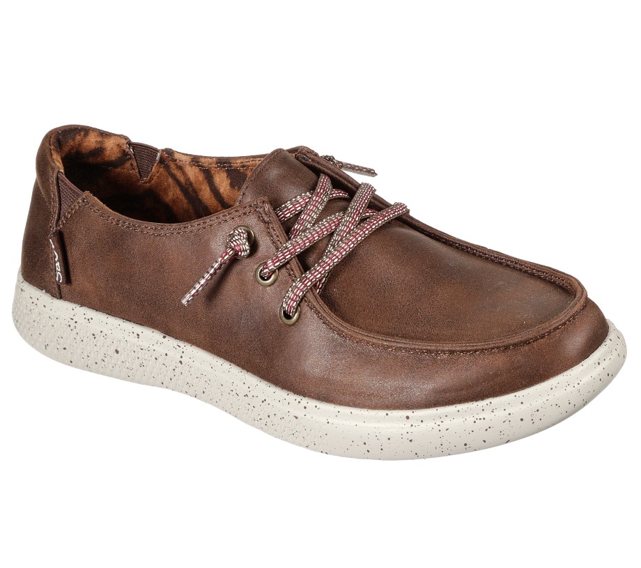 BOBS Skipper Sandbar Social Brown Skechers