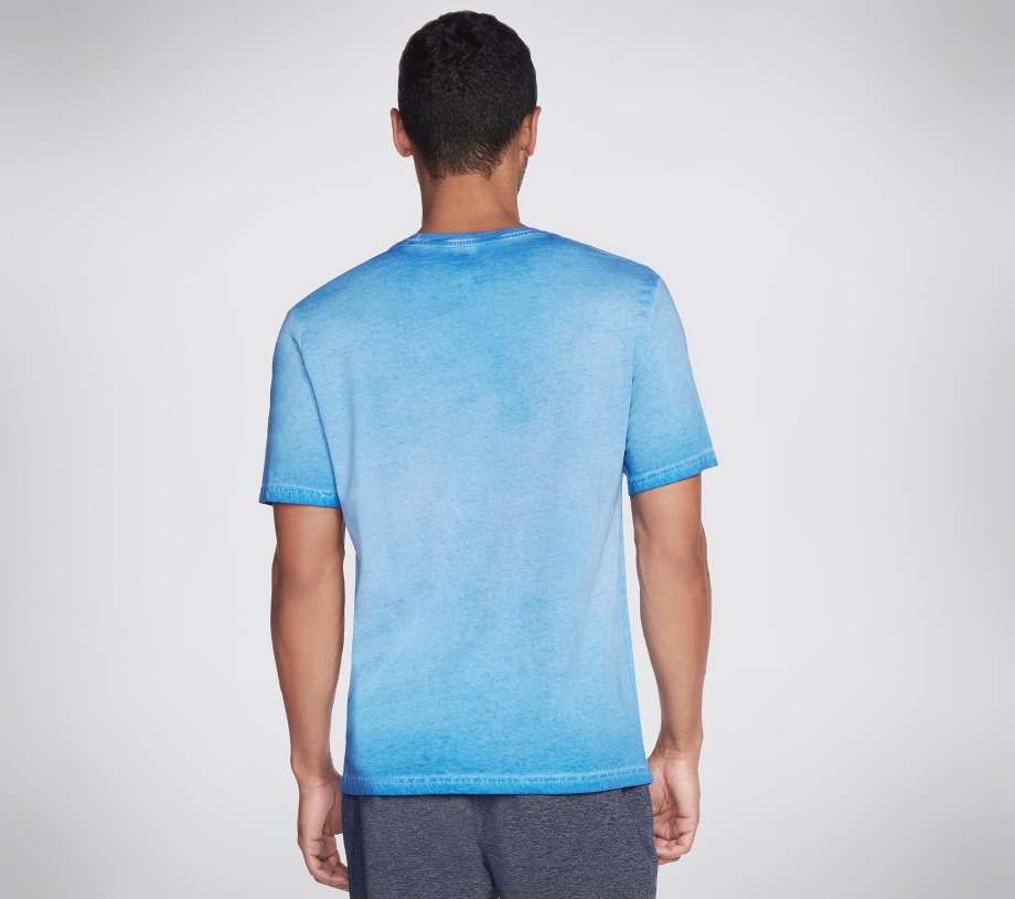 Apparel Breakers Crew Tee Shirt Skechers Blue White