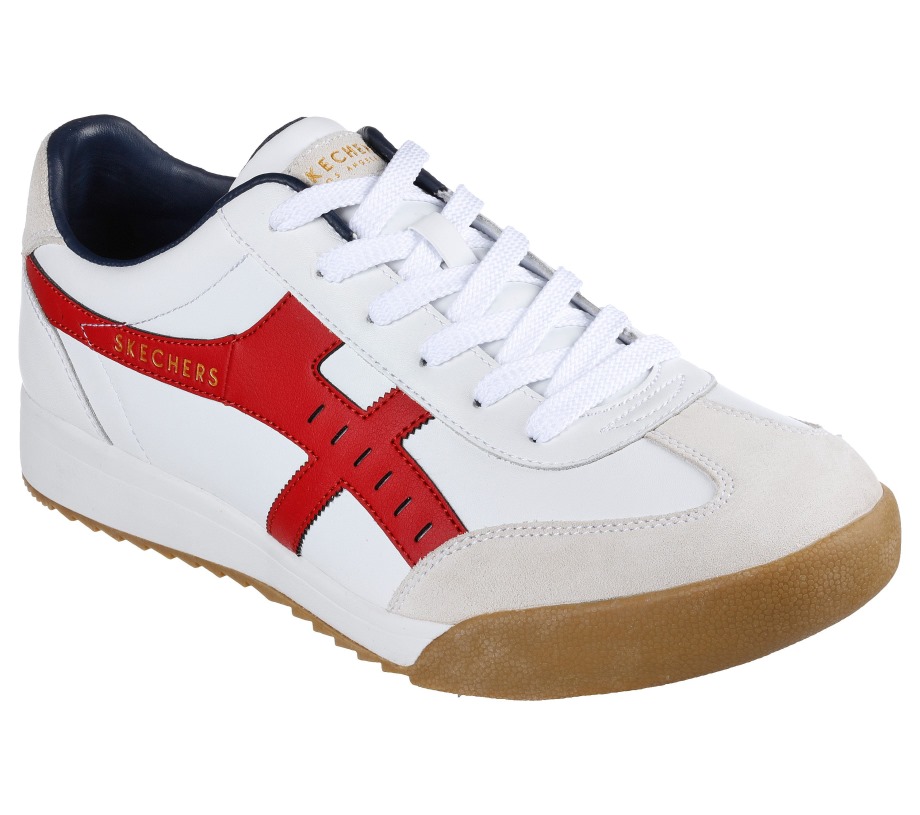Zinger Manzanilla White Red Navy Skechers