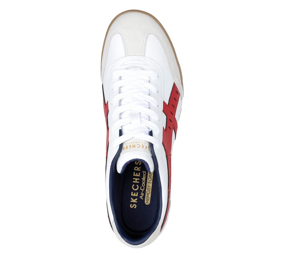 Zinger Manzanilla White Red Navy Skechers
