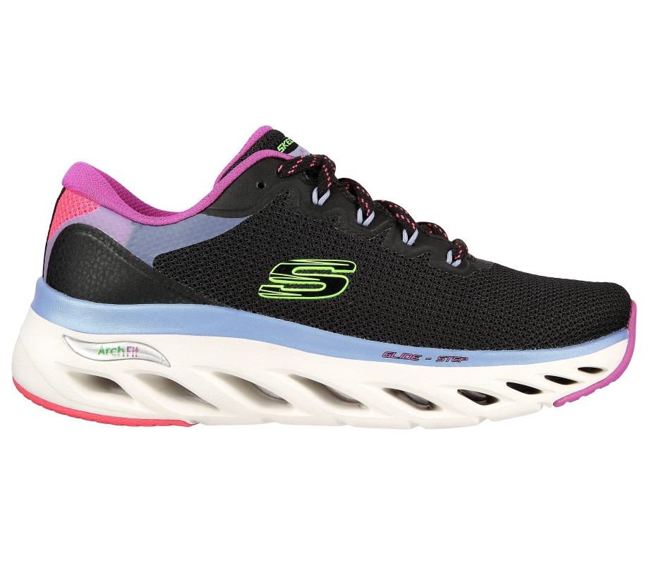 Skechers Arch Fit Glide-Step Highlighter Black Multi