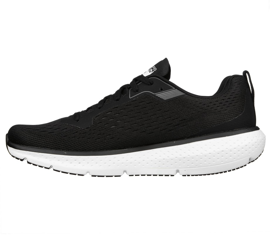 GO RUN Pure 3 Skechers Black White