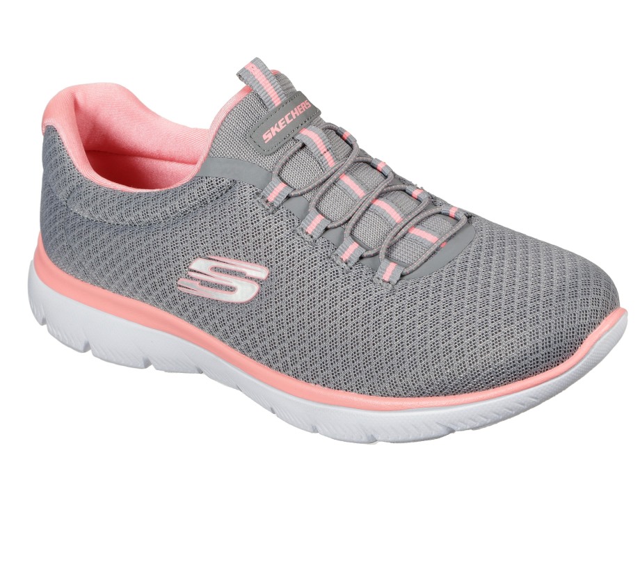 Summits Skechers Gray Pink