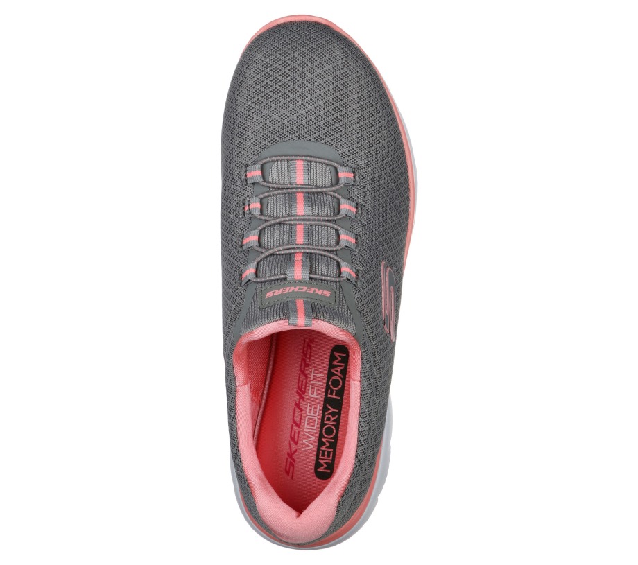 Summits Skechers Gray Pink