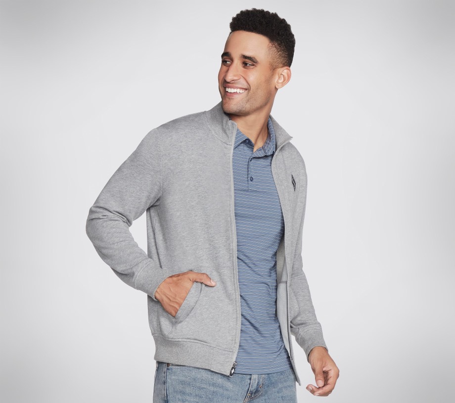 The Hoodless Hoodie GOwalk Everywhere Jacket Skechers Light Gray
