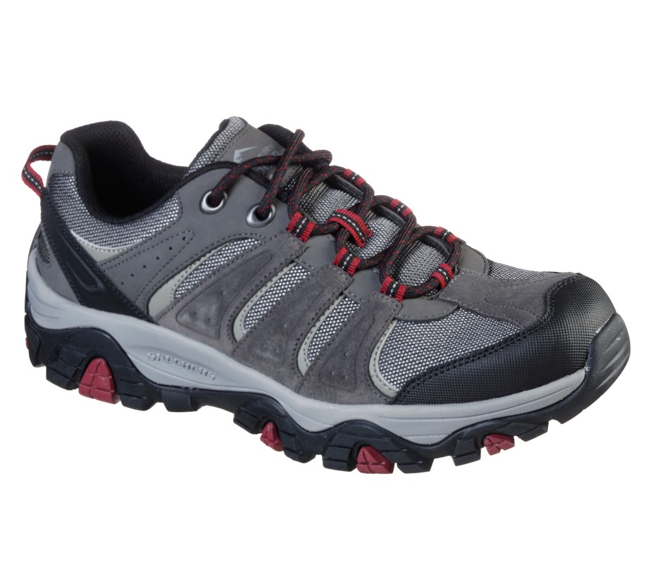 Relaxed Fit Pine Trail Kordova Charcoal Skechers