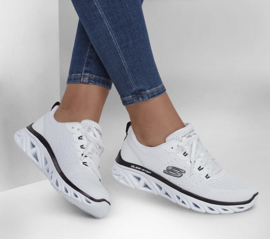 Glide-Step Sport New Facets White Black Skechers