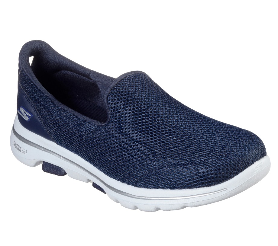 GOwalk 5 Skechers Navy White