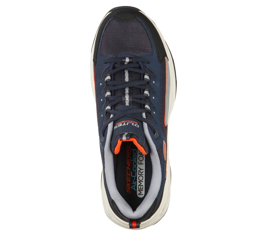 Skechers D'Lites 4.0 Navy Orange