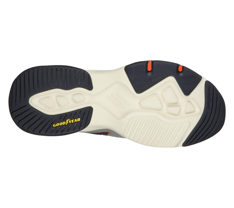 Skechers D'Lites 4.0 Navy Orange