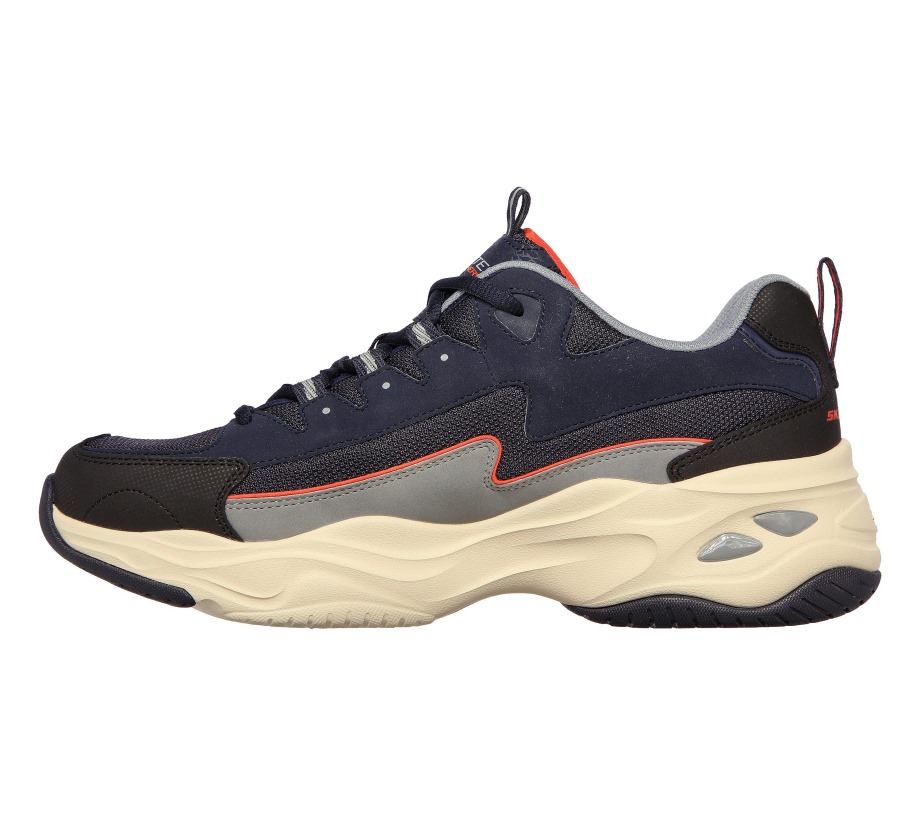 Skechers D'Lites 4.0 Navy Orange