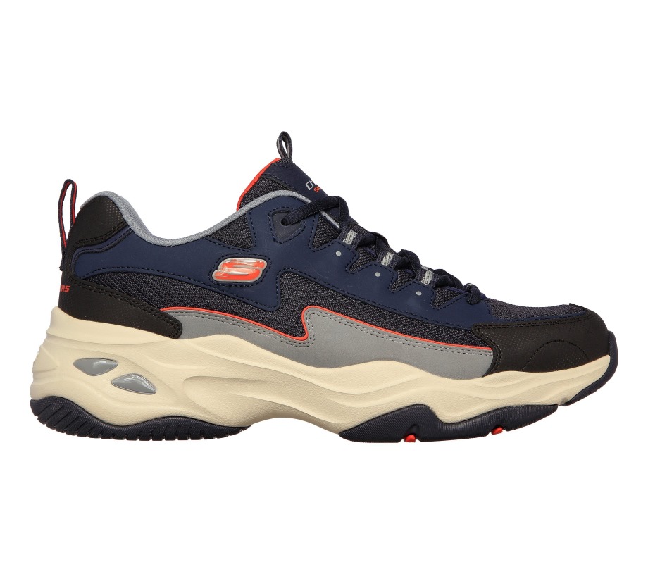 Skechers D'Lites 4.0 Navy Orange