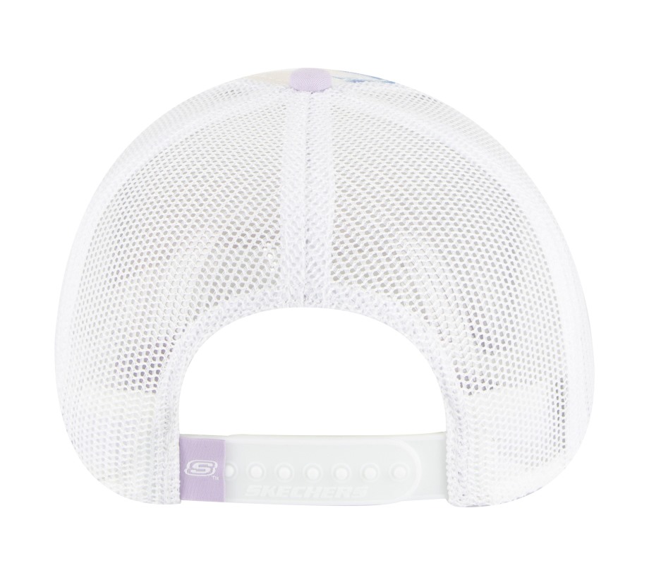 Palm City Trucker Hat Skechers Lavender