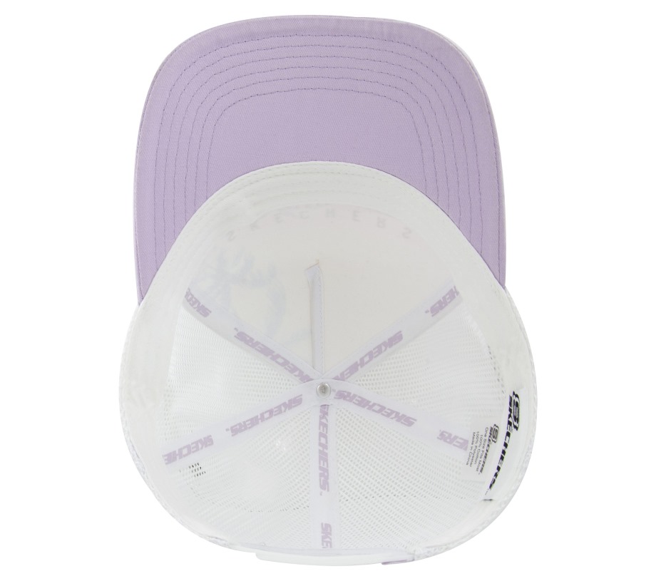 Palm City Trucker Hat Skechers Lavender