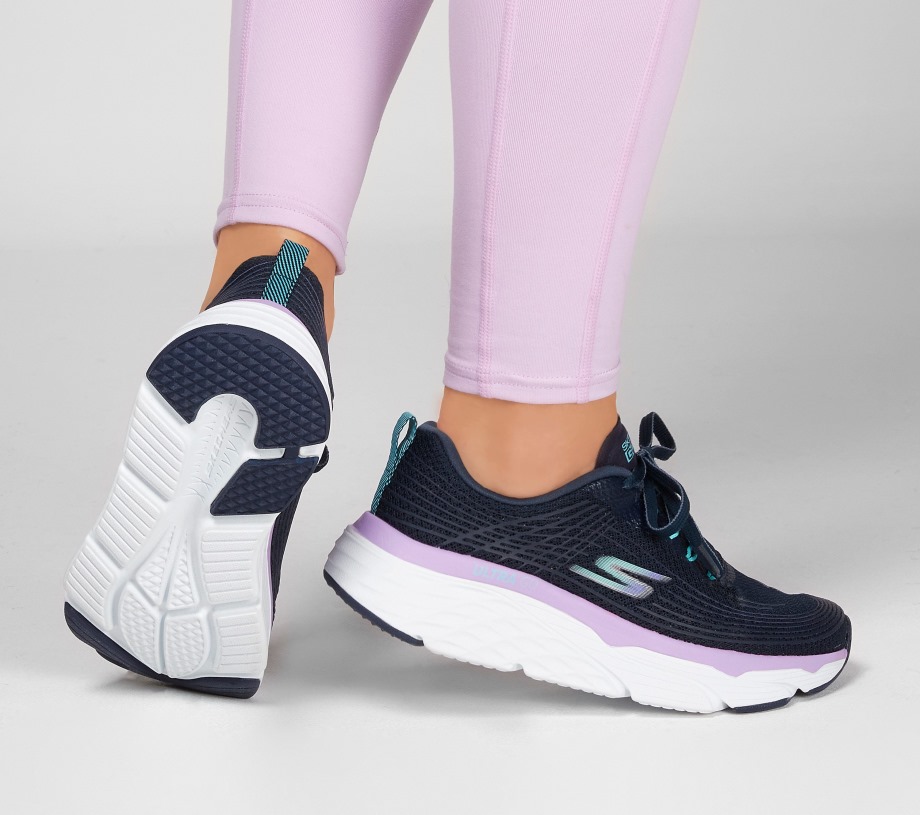 Max Cushioning Elite Skechers Navy Lavender