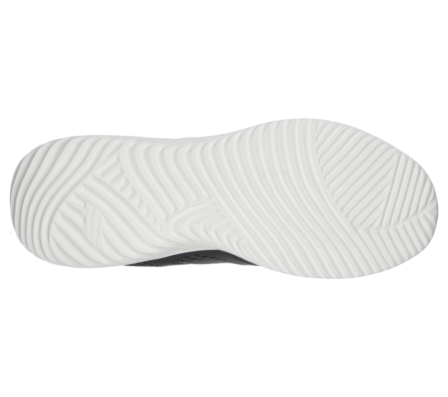 Bounder High Degree Charcoal Orange Skechers