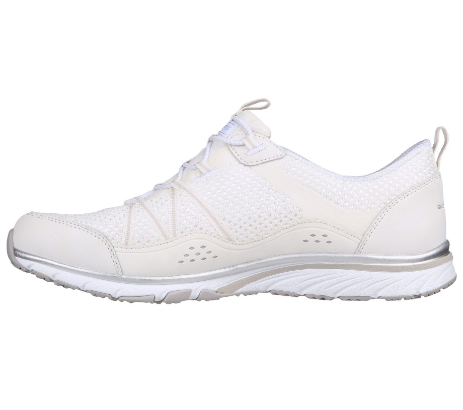 Skechers Gratis Sport White Silver