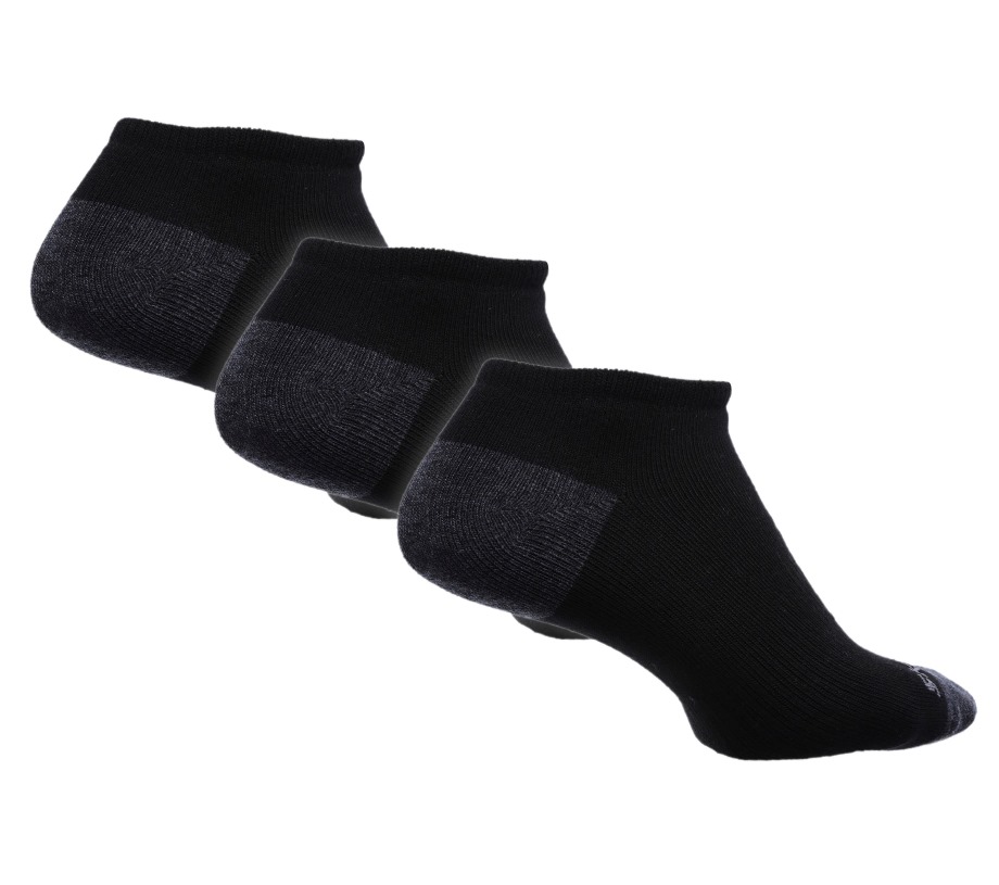 6 Pack Walking Low Cut Socks Skechers Black