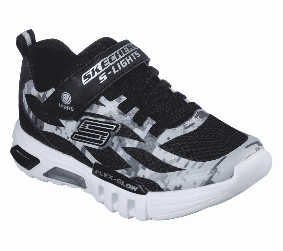S Lights Flex-Glow Taren Black Gray Skechers