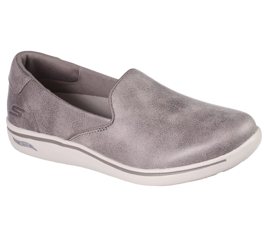 Arch Fit Uplift To The Beat Dark Taupe Skechers