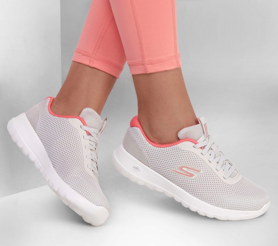 GOwalk Joy Light Motion Off White Pink Skechers