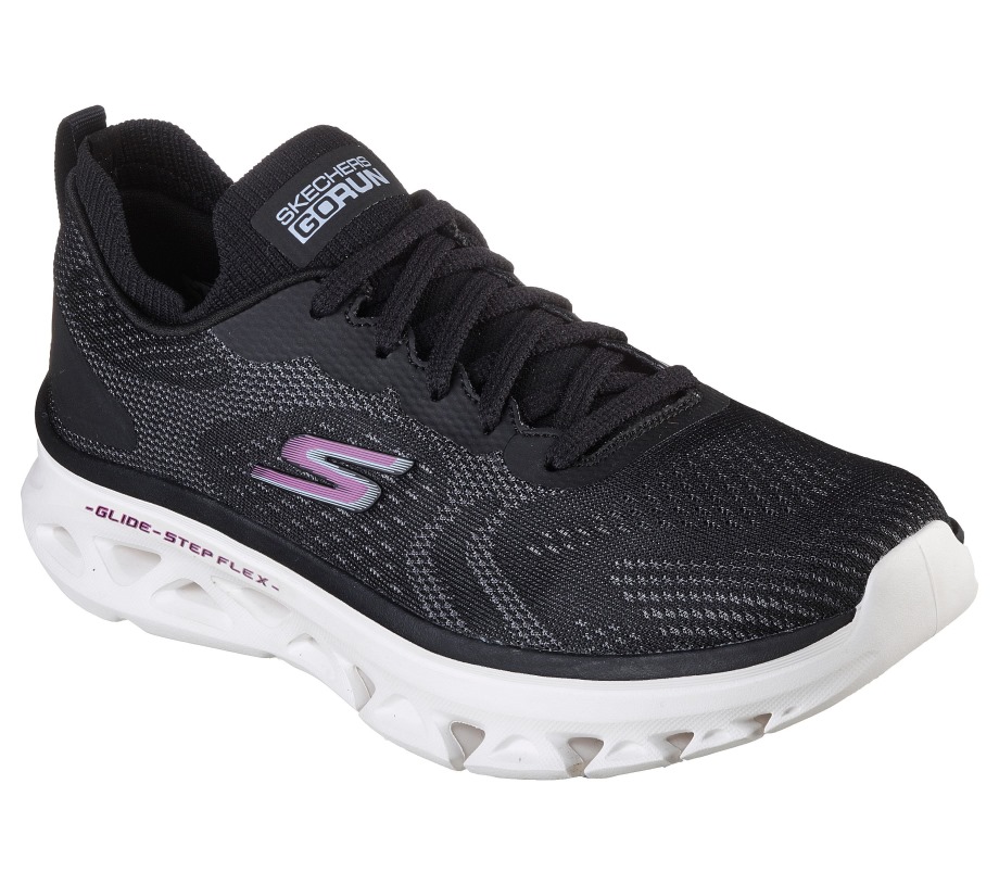 Skechers GOrun Glide-Step Flex Black White